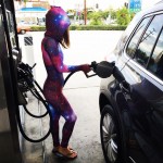 pumping gas