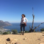 no yoga but an absolutely spectacular<br />blue sky and ocean-lions head peak