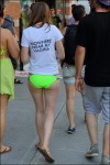 as you can see by her printed instructions<br />on her t-shirt she wants us guys to BACK OFF!<br />at least sexually..............LOL