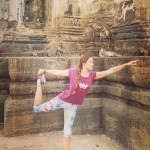 interesting yoga w a view<br />or should i say in front of