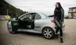 pantyhose underneath a 'killer leather outfit'...i think our moderator will like that combo:<br />https://www.youtube.com/watch?v=ugSDuBx7Ir0<br />and she ends up driving around...published in oct