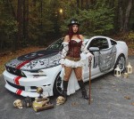 that is her car not her boyfriend/husbands