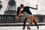 quite attractive, thin and super athletic.....very good catch......in the city of love