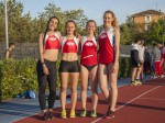 la 4x100 allieve: Elisabetta Vandi, Sofia Di Castri, Micol Zazzarini, Mara Marcic